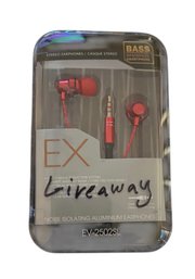 Noise Isolating Aluminum Earphones (Red)