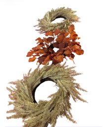 3 - Faux Wreaths. New