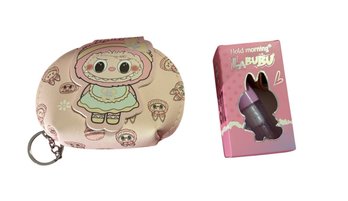 Labubu Keychain & Lip Gloss