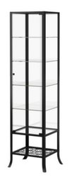 Glass/metal Display Cabinet With Light