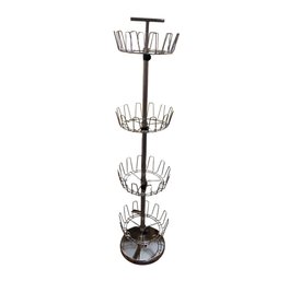 4-Tier Steel Revolving Shoe Tree