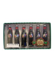 6 Coca Cola Collectible Ornaments. New In Box