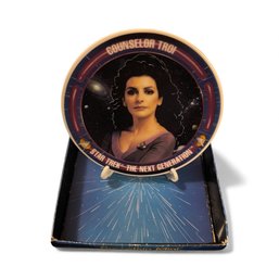 Vintage Star Trek Mini Collectors Plate. Counselor Tori