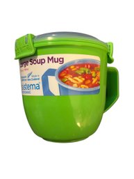 Sistema Large Soup Mug. New. Green.
