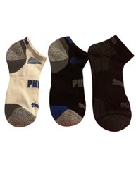 Puma Socks. Mens Large. 3pair. New