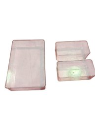 Clear Storage Containers X4