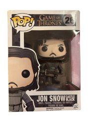 This Is A Funko Pop! Game Of Thrones Jon Snow Castle Black Vinyl Figure, Number 26