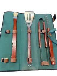 BBQ Grill Tool Utensils Set With Case