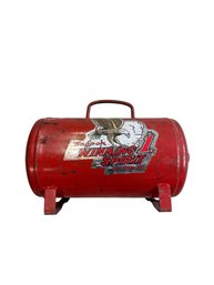 Portable Red Air Tank With Snap-On Winning Spirit Decal