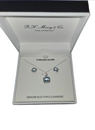 R.H. Macy & Co. Sterling Silver Blue Topaz