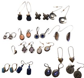 Gem And Stone Earrings