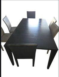 Crrate & Barrel Table With 6 Chairs