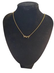 Kate Spade 'Mrs' Necklace