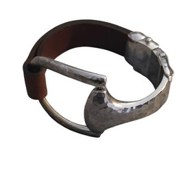 Vincent Peach Santa Clara Cuff Bracelet Marked 925