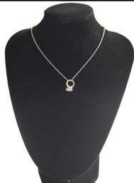 Ring Charm Pendant Necklace.