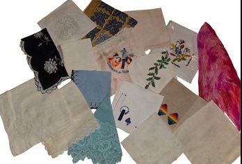 Vintage Handkerchiefs & Kerchiefs Lot 2