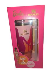 Limited-edition Stanley X Barbie '60s Twist 'N Turn Quencher 40 Oz Tumbler.