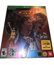 NBA 2K22 75th Anniversary Edition Game For The Xbox Series X Console.