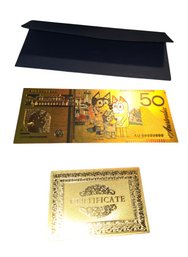 Bluey 24kt .999 Gold Foil Novelty Banknote.