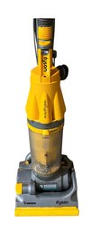 Yellow Dyson DC07 Upright Vacuum Cleaner.