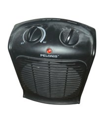 Pelonis Fan-Forced Heater With Thermostat, Model HF-0020T.