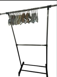 Free Standing Clothes Rack With Wheels