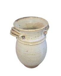 Vintage Swedish Glazed Ceramic Pitcher Or Vase.