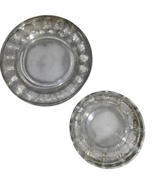 Vintage Arcoroc France Classique Or Britannia Clear Glass Plates