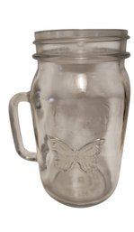 Mason Jar With Butterfly