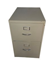 2- Drawer Metal File Cabinet