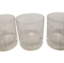 Vintage Crystal Old Fashioned Glasses