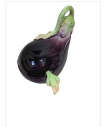 Fitz And Floyd Eggplant Sauce Boat Or Small Tureen