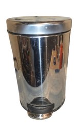 Small, Stainless Steel, Pedal Trash Can
