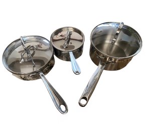 All Clad Sauce Pans & One Masterpiece Saucepan