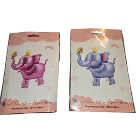 Pre-inflation Elephant Ballons On Wheels- New