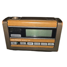 Micronta Quartz LCD Alarm Clock From The 1980s.