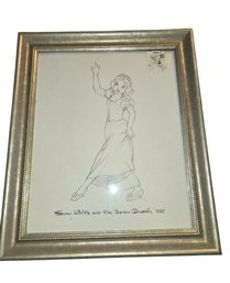Animation Of Snow White In A Silver Colored Frame
