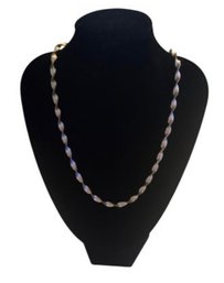 Sterling Silver Twisted Chain Necklace. MARKED 925