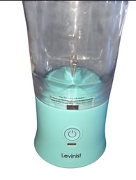 Levinist Portable Personal Size Blender In Mint Green.