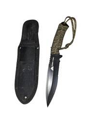 Ozark Trail - Outdoor Equipment - 5' Fixed Blade Knife - Cord Wrapped Handle