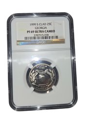 1999-S Clad Proof Georgia Quarter NGC PF-69 W UCAM