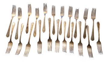 22- Silver Plated Forks