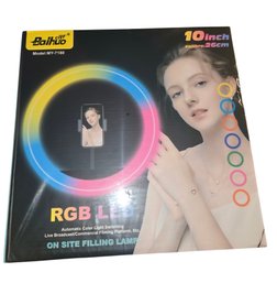 New- 10' RGB LED Ring Light