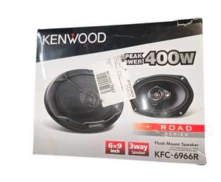 Pair Of Kenwood KFC-6966R Road Series 6'x9' 3-way Car Speakers.