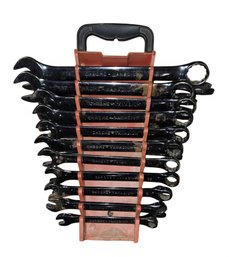 Performance Tool W1090 22-Piece Black Nickel Wrench Set.