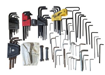 Large Hex Key (Allen Wrench) Sets.