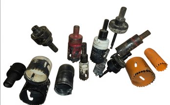 Lot Of Assorted Hole Saws And Arbors