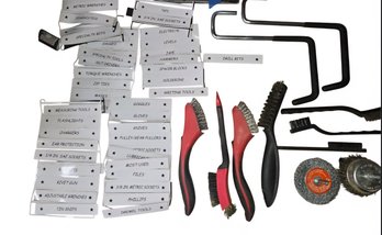 Wire Brushes, Tool Box Labels
