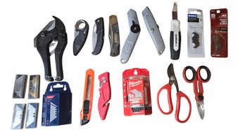 Pocket Knives, Box Cutters,utility Blades,scissors