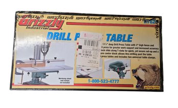 Grizzly Drill Press Table